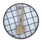 Nini's PET CARE ECO rope dog toy - SMALL BALL WITH HANDLE