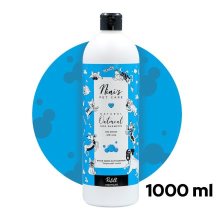 Hipoallergén kutyasampon Nini's PET CARE UTÁNTÖLTŐ "TENGERI SZELLŐ" 1000 ml